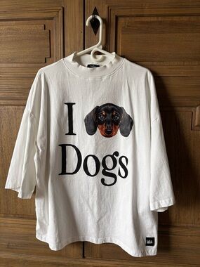 Dressed in LALA 'I 🐶 Dogs' Tee